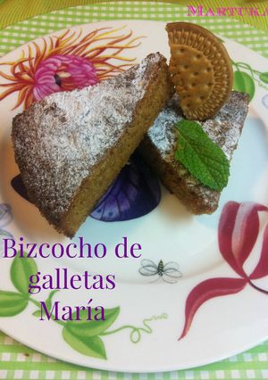 Una foto de Bizcocho de galletas María