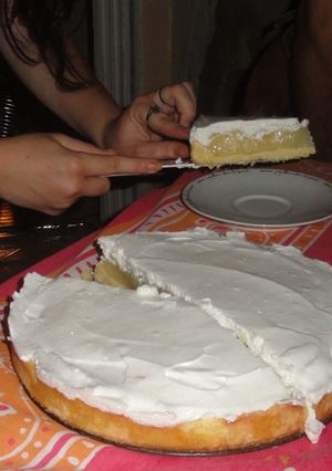 Una foto de Lemon pie clásico