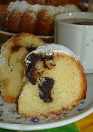Una foto de Plum Cake de ciruelas 