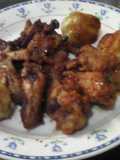 Alitas de pollo con salsa barbacoa
