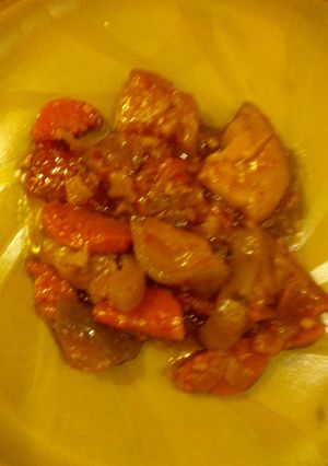 Una foto de Escabeche de berenjenas y calahorras