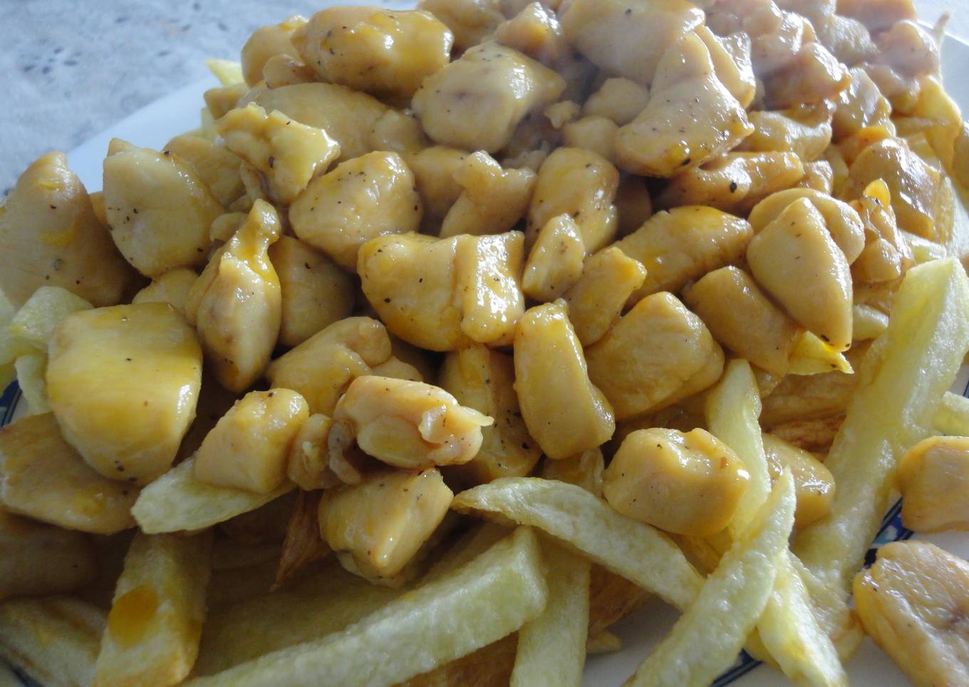 Pechuga de pollo a la naranja