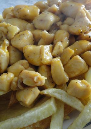 Una foto de Pechuga de pollo a la naranja