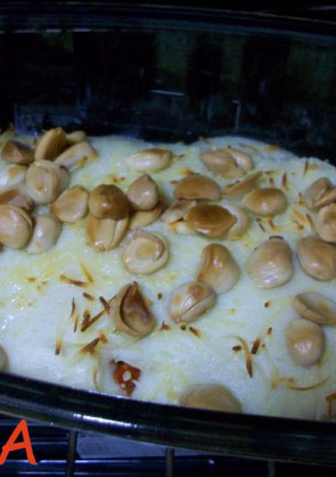 Una foto de Canelones con almendras