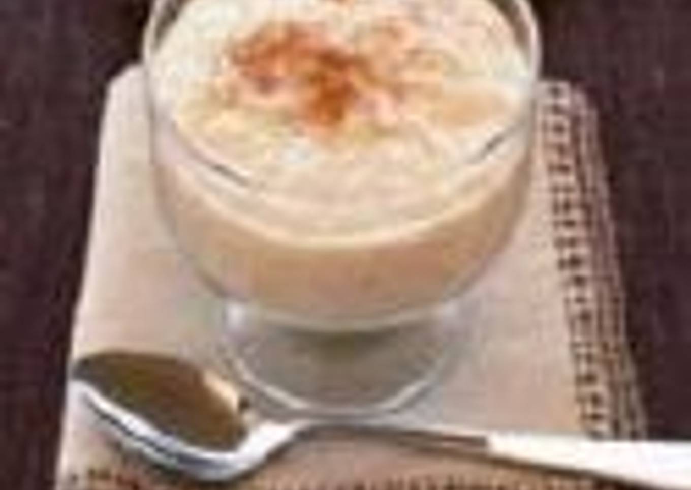 Arroz con leche con caramelo<br />