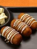Molotes de queso philadelphia