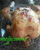 Pollo entero al horno con limón