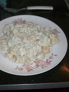 Una foto de Noquis de papa y ricota al queso crema