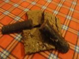 Brownie de chocolate para cumpleaños