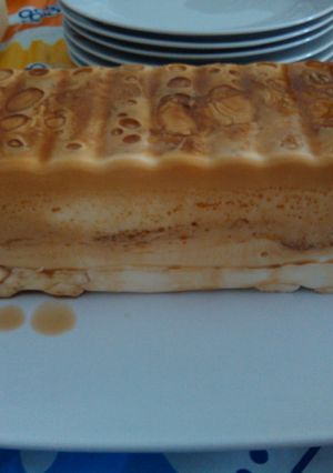 Una foto de Tarta de queso con galletas