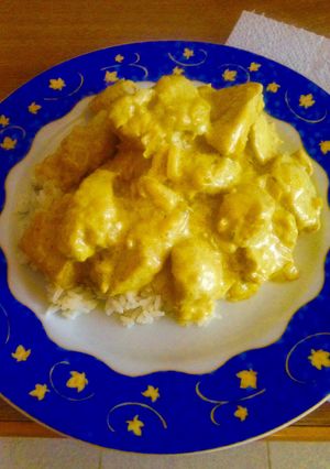 Una foto de Pavo al curry masala