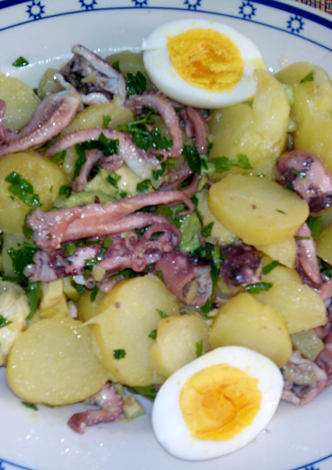 Una foto de Ensalada templada de pulpo