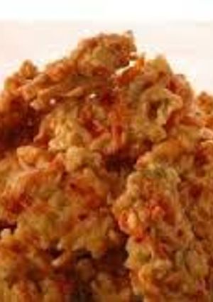 Una foto de Buñuelos de spaguetti al limón