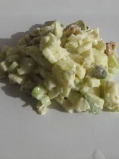 Una foto de Ensalada Waldorf con crema