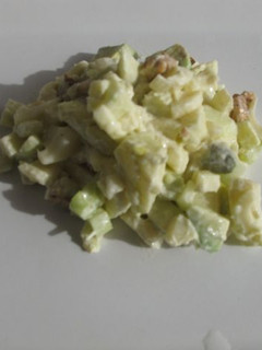 Una foto de Ensalada Waldorf con crema