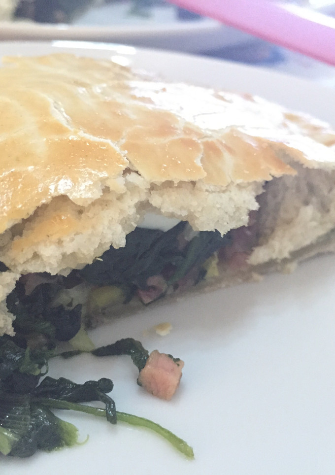 Una foto de Pastel de espinacas 