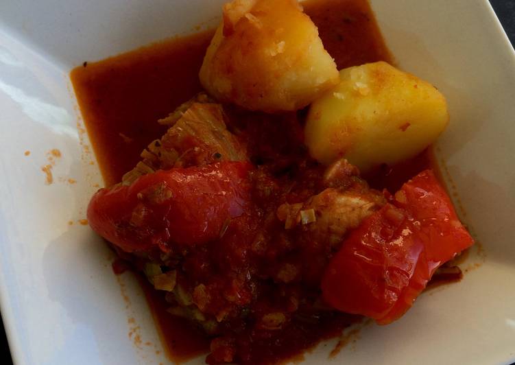Pollo a la portuguesa fácil