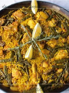A picture of Valencian Paella (The Authentic Recipe from Valencia).