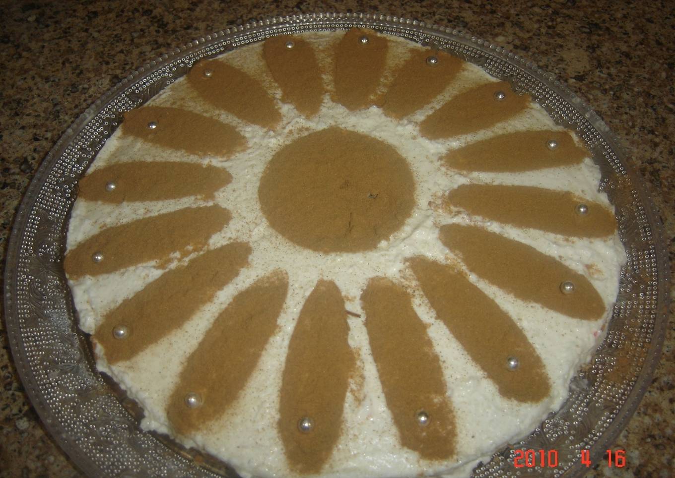 Tarta mouse  de arroz con leche<br />