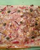 Pizza dos hemisferios 