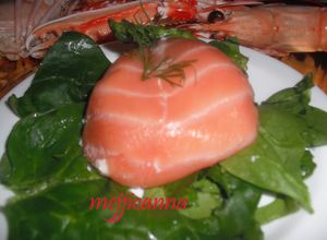 Una foto de Flanes de salmón