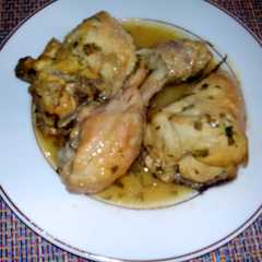 Foto principal de Pollo al ajillo fácil con jeréz
