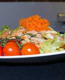 Ensalada de cangrejo y bonito