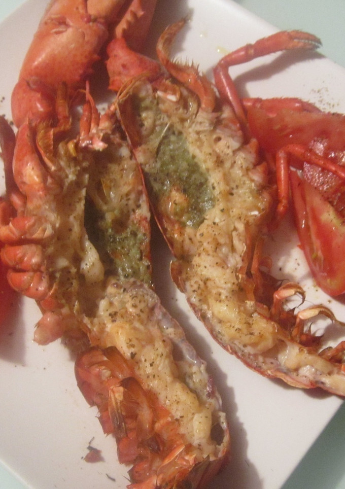 Una foto de Bogavante al horno