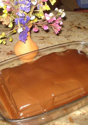 Foto principal de Tarta de galletas y chocolate con coñac