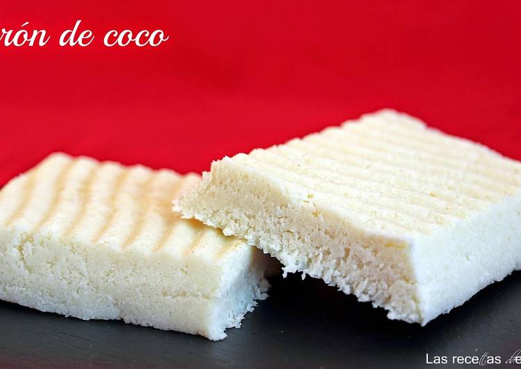 Turrón de coco casero