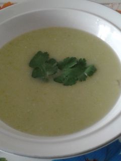 Una foto de Crema de Calabacin