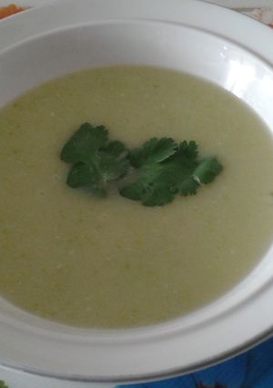 Una foto de Crema de Calabacin