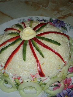 Una foto de Molde de arroz frío relleno