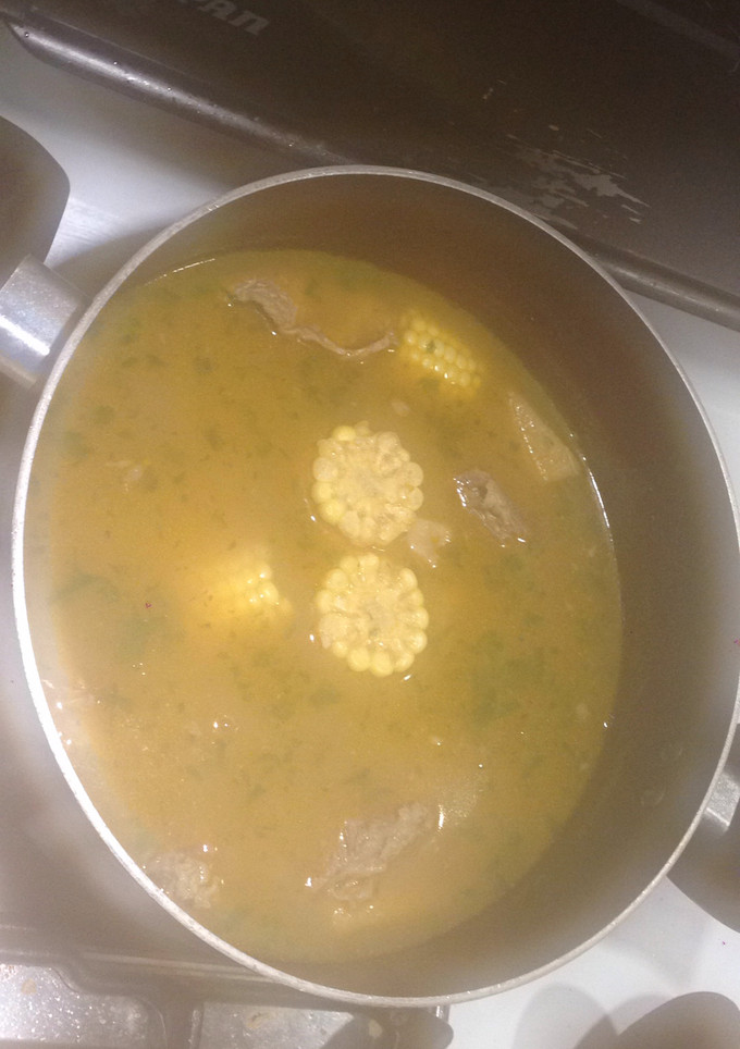 Una foto de Sancocho de costilla de res
