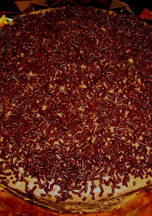 Una foto de Tarta de mousse de chocolate