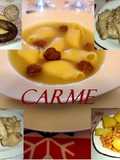 Caldo de Navidad y escudella barrejada