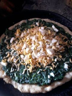 Una foto de Pizza de verduras