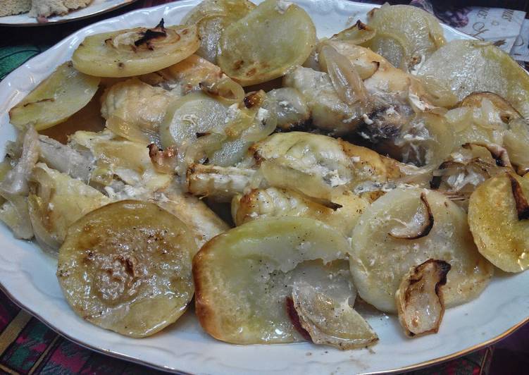 Rape al horno