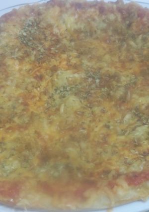 Una foto de Pizza de atún en conserva