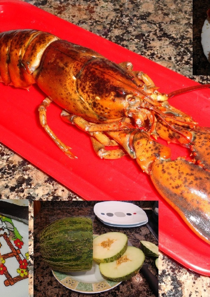Una foto de Bogavante con melón