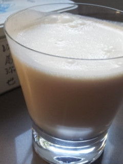 Una foto de Batido con Turrón de Jijona