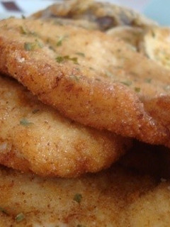 Una foto de Pechuga empanada