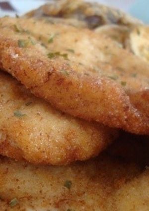 Una foto de Pechuga empanada