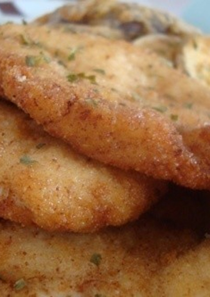 Una foto de Pechuga empanada