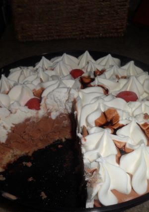 Una foto de Torta selva negra helada