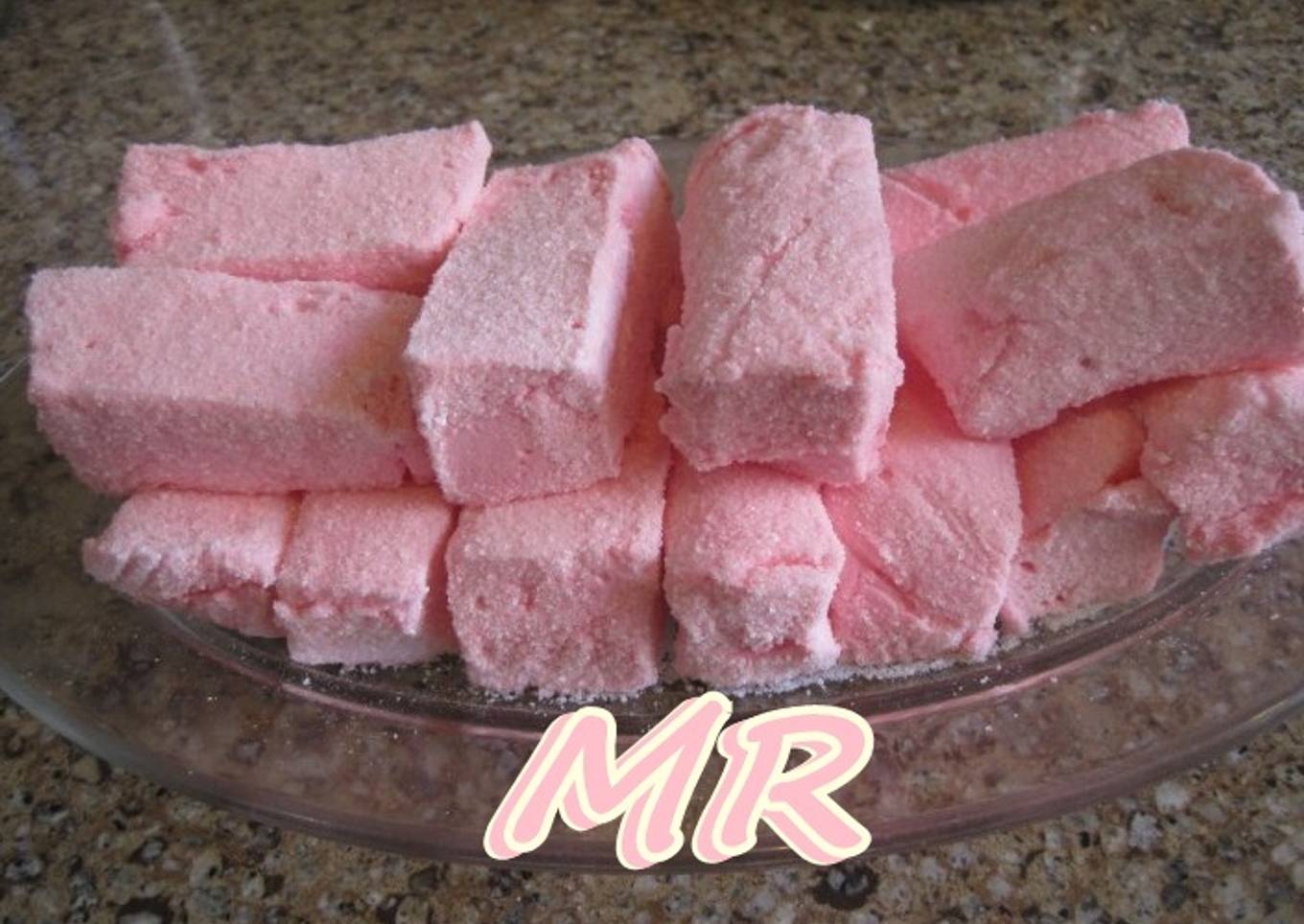 Nubes de gelatina Marshmallows (Thermomix31)<br />