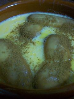 Una foto de Natillas caseras con bizcochos de soletilla