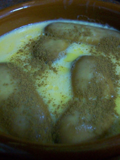 Una foto de Natillas caseras con bizcochos de soletilla