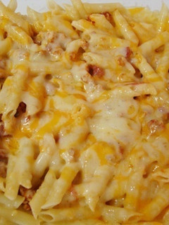 Una foto de Macarrones a la Boloñesa