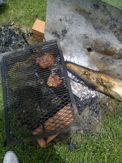 Una foto de Asado a la parrilla de churrasco de rosbif